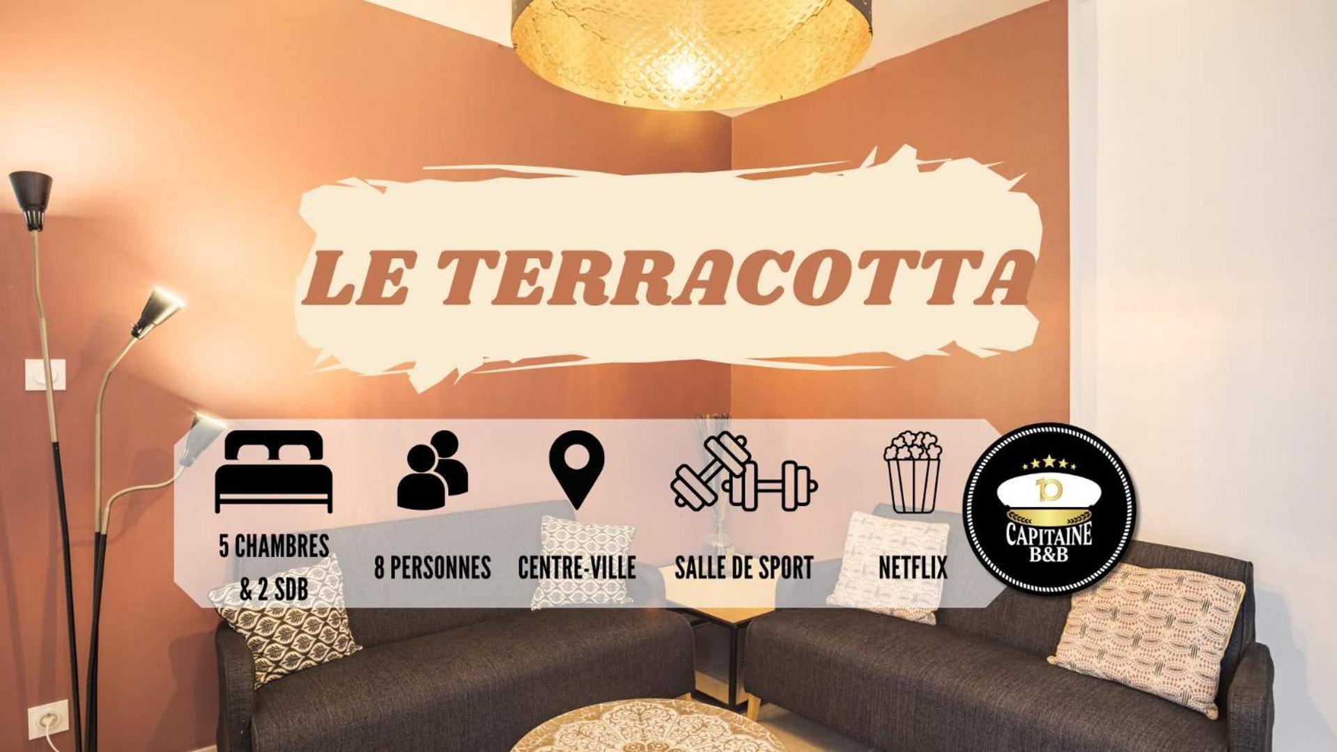 Le Terracotta Ideal Groupe Salle De Sport Parking Gratuit Troyes Eksteriør bilde